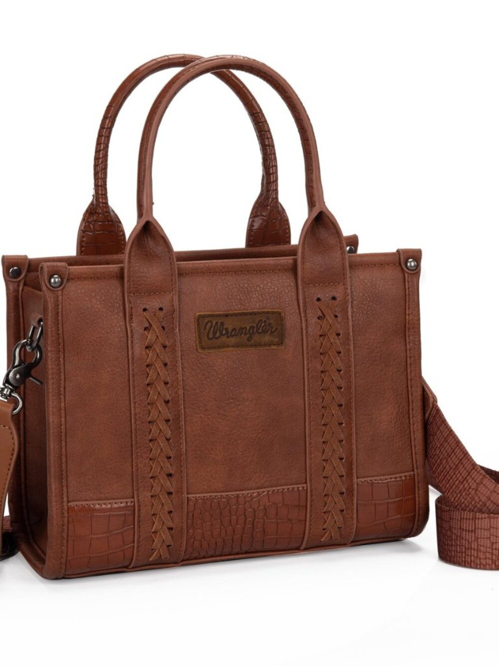 × Wrangler Tote Bag for Women Western Cow Print Purse Designer Top Handle